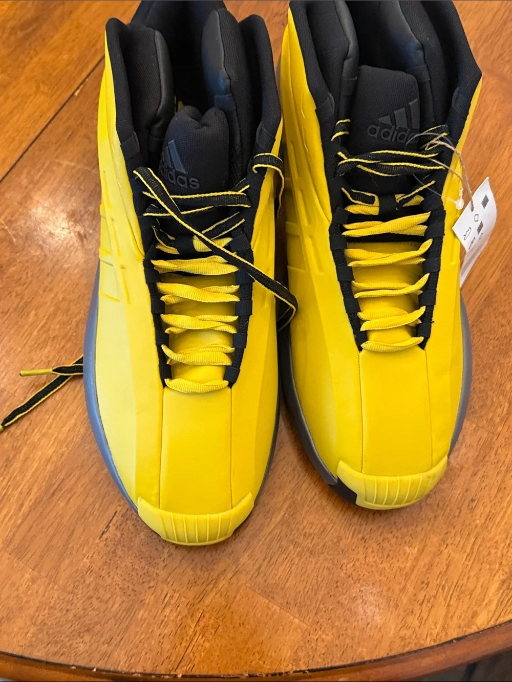 adidas Crazy 1 Kobe Sunshine 2022 Team Yellow Black GY3808 Men’s Sneaker Sz 16